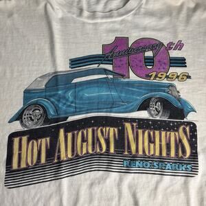 Vintage 1996 Hot August Nights Hot Rad Car Reno Sparks Nevada Antique Large Fade